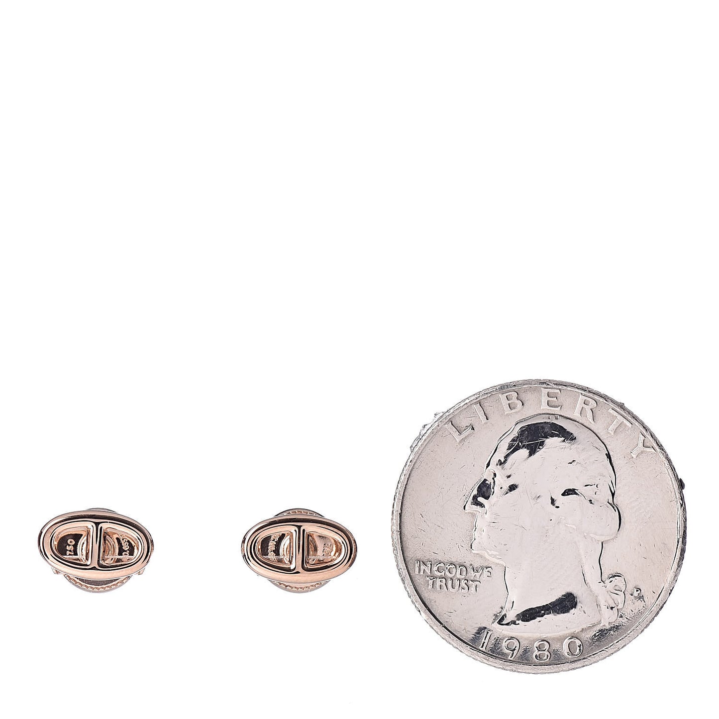 18K Rose Gold TPM Farandole Stud Earrings