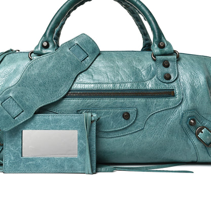 Balenciaga Chevre Classic Hardware Twiggy Aquamarine 7 of 24