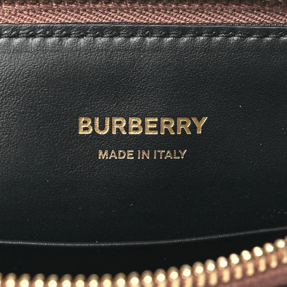 Burberry Horseferry Check Peyton Crossbody Clutch Bag Brown 6 of 9
