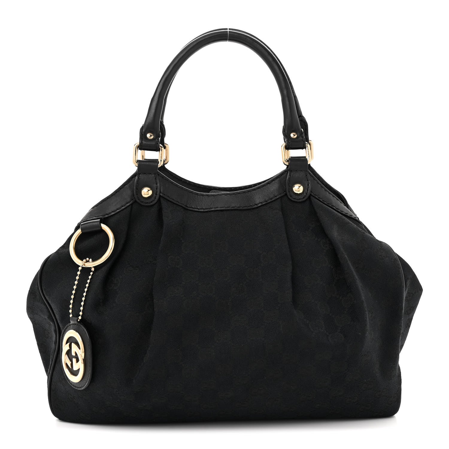 Gucci Monogram Medium Sukey Black 1 of 16