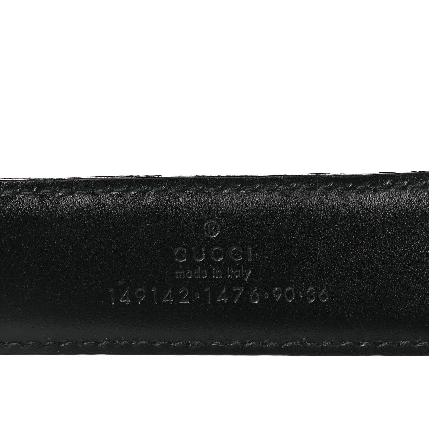 Calfskin G Logo Belt 90 36 Black