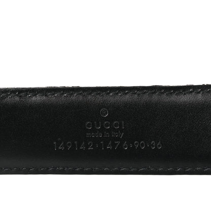 Gucci Calfskin G Logo Belt 90 36 Black 4 of 6