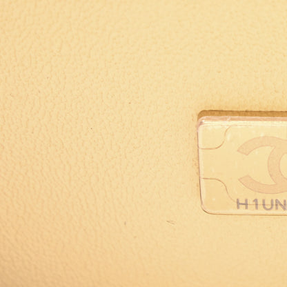 Chanel Lambskin Quilted Mini Top Handle Rectangular Flap Yellow 7 of 11