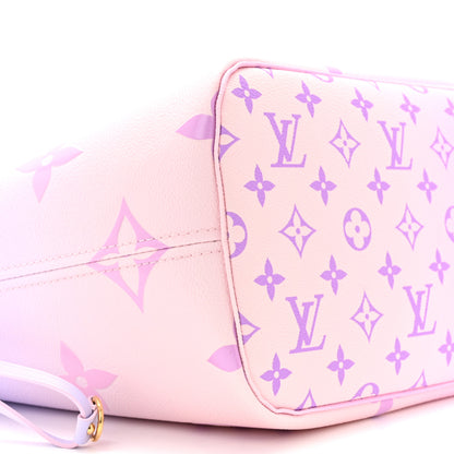 Louis Vuitton Monogram Giant Spring In The City Neverfull MM Sunrise Pastel 9 of 10