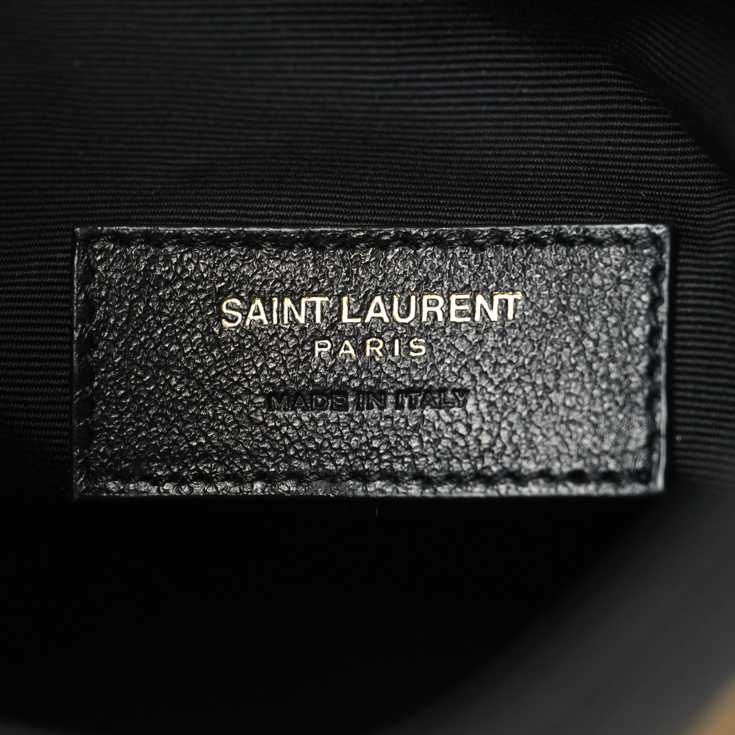 Saint Laurent Lambskin Matelasse Monogram Joe Nano Bucket Bag Black 6 of 10