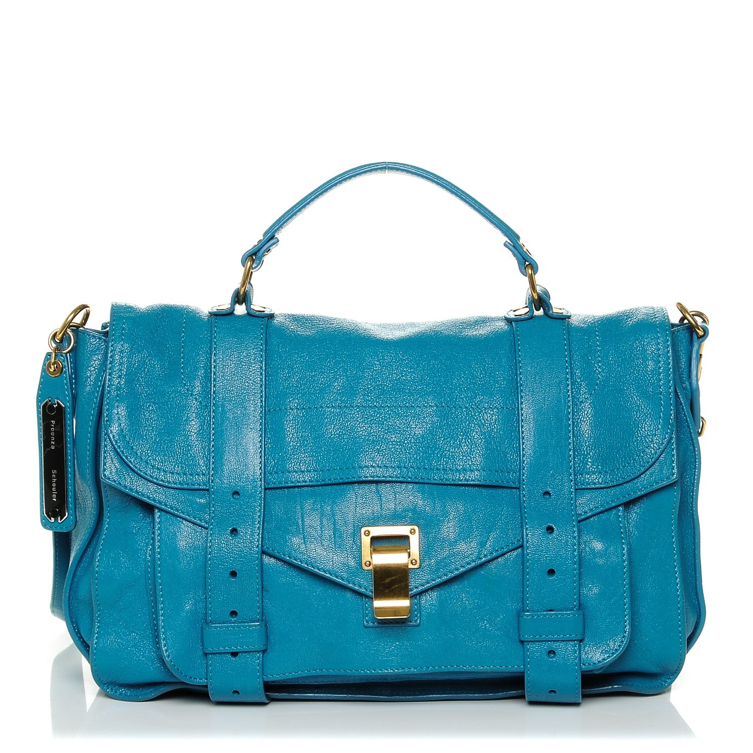 Proenza Schouler Lambskin Medium PS1 Satchel Oahu 1 of 6