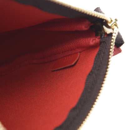 Louis Vuitton Monogram 2020 Christmas Animation Bumper Cars Mini Pochette Accessories Coquelicot 6 of 10
