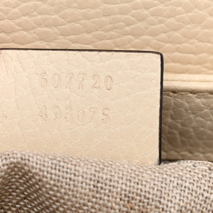 Gucci Dollar Calfskin Interlocking G Crossbody Bag Ivoire 7 of 10