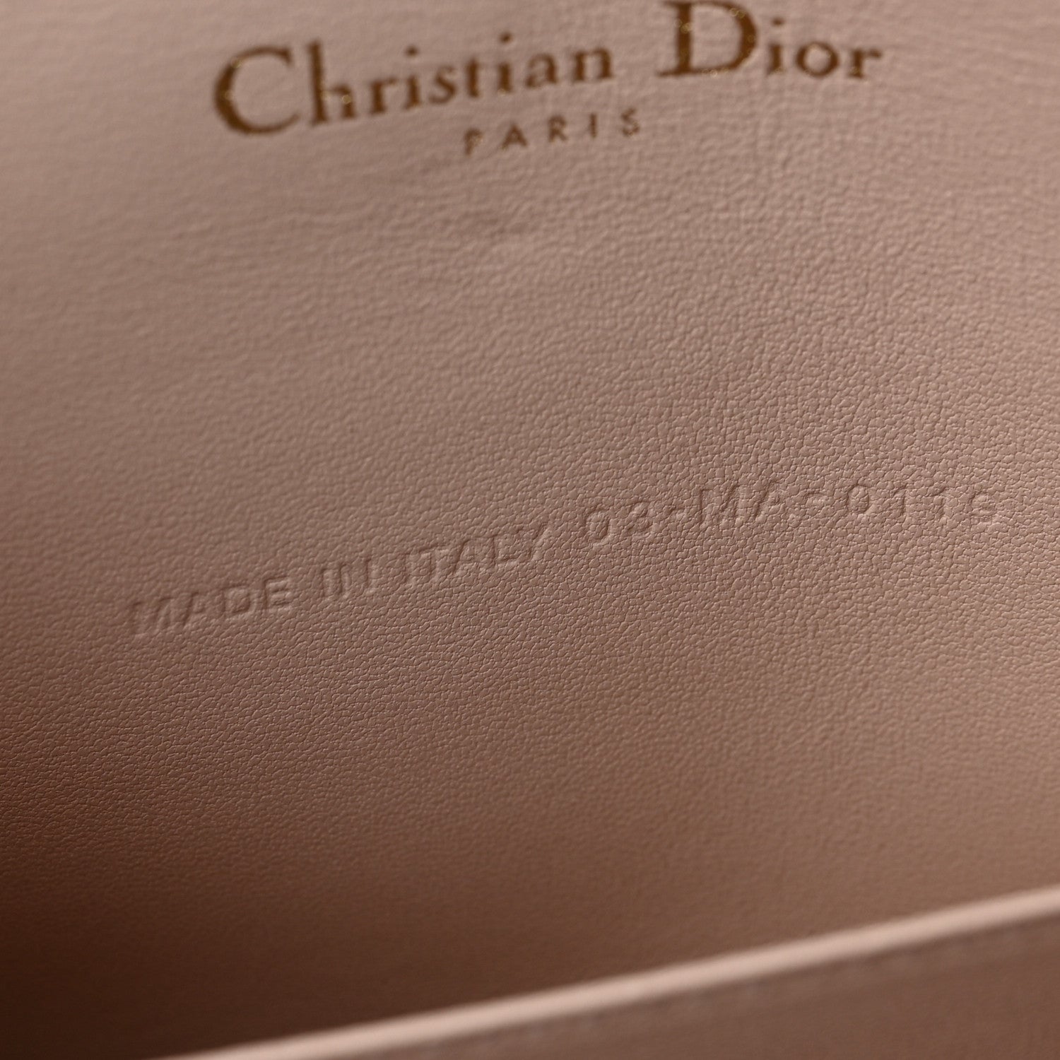 Christian Dior Lambskin Cannage Lady Dior Chain Wallet Beige 7 of 9