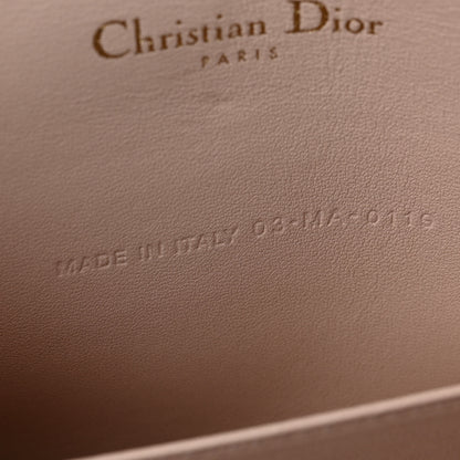 Christian Dior Lambskin Cannage Lady Dior Chain Wallet Beige 7 of 9