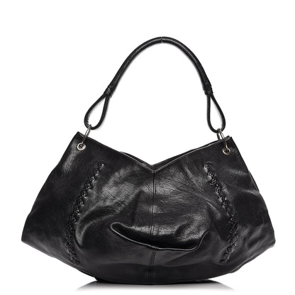 Bottega Veneta Nappa Intrecciato Aquilone Fortune Cookie Hobo Black 1 of 10