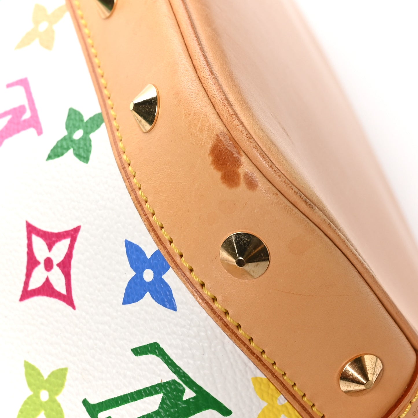 Monogram Multicolor Alma PM White