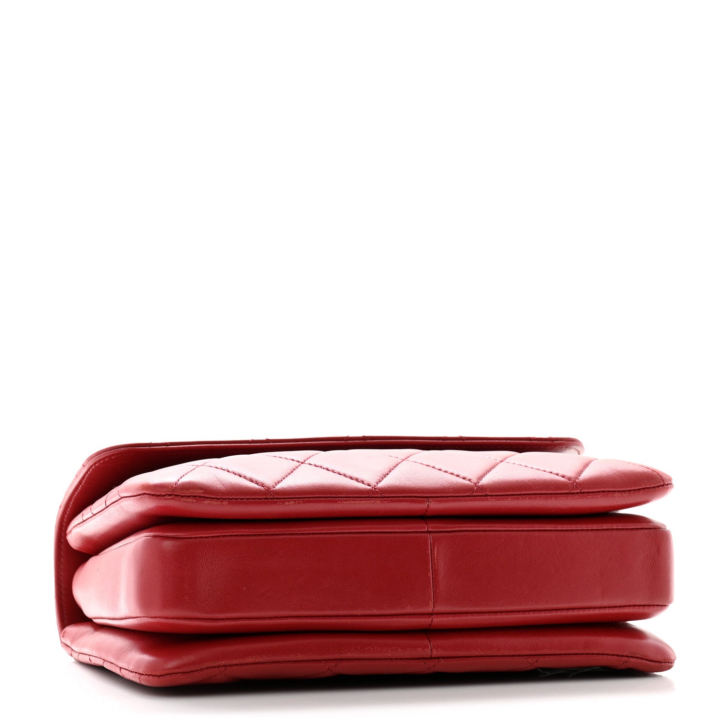 Chanel Lambskin Quilted Small Trendy CC Flap Dual Handle Bag Red 4 of 13