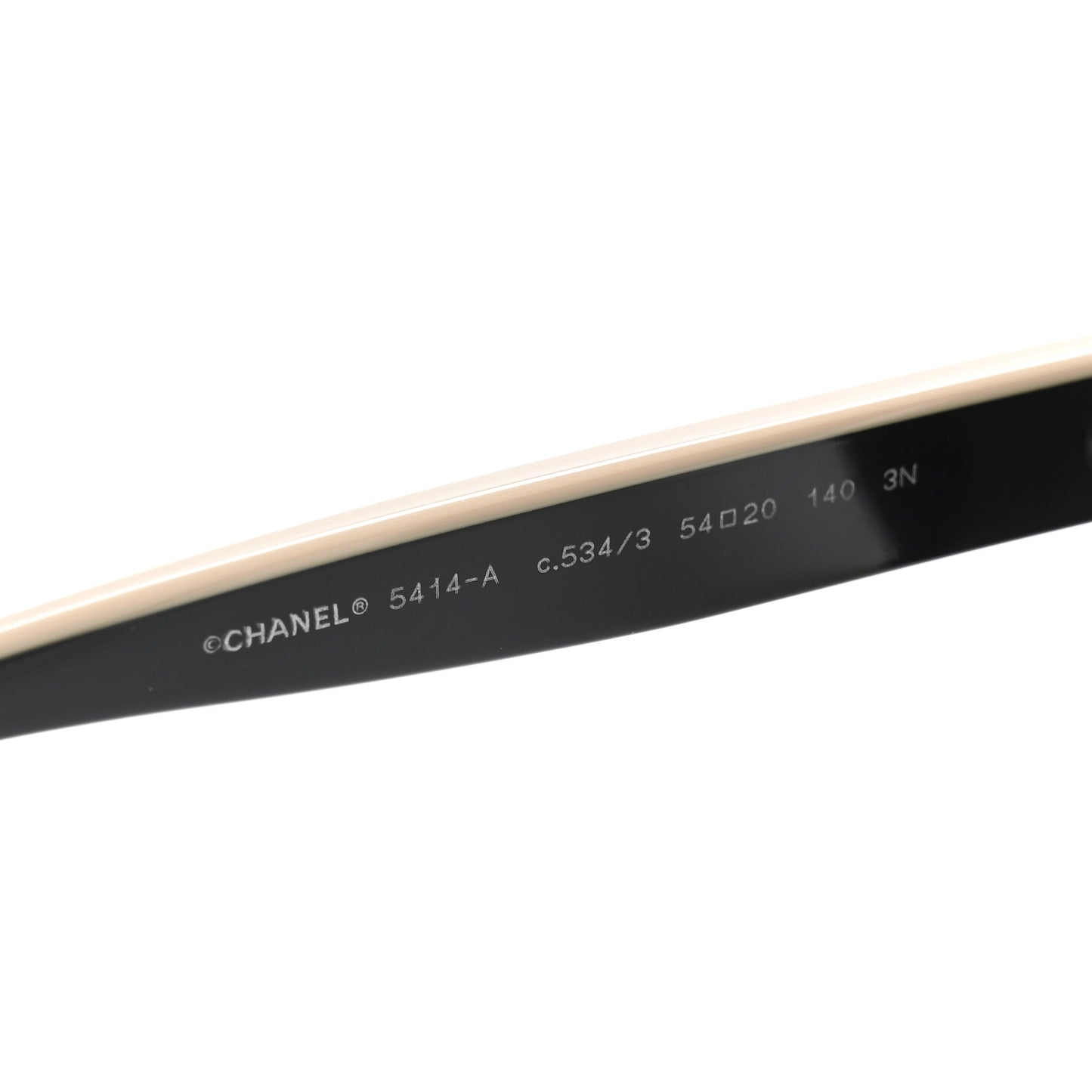 Acetate CC Butterfly Sunglasses 5414-A Black Beige