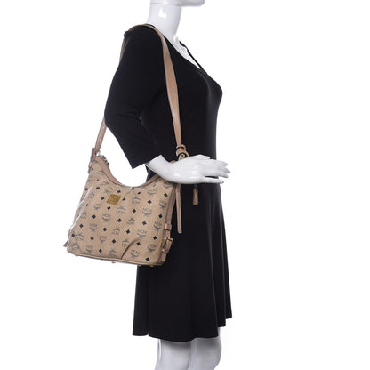 MCM Visetos Hobo Beige 2 of 11