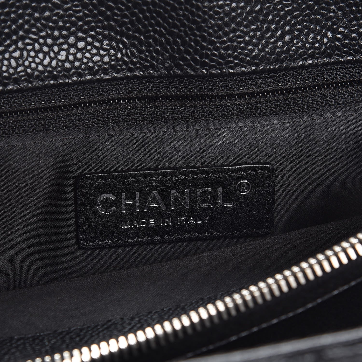 Chanel Caviar Quilted Grand Shopping Tote GST Black 6 of 7