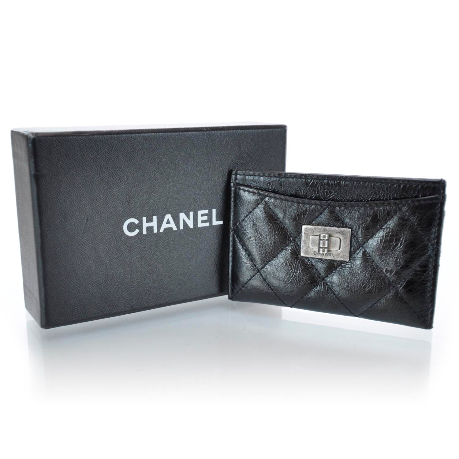 Chanel Reissue Card Holder Black 7 of 8