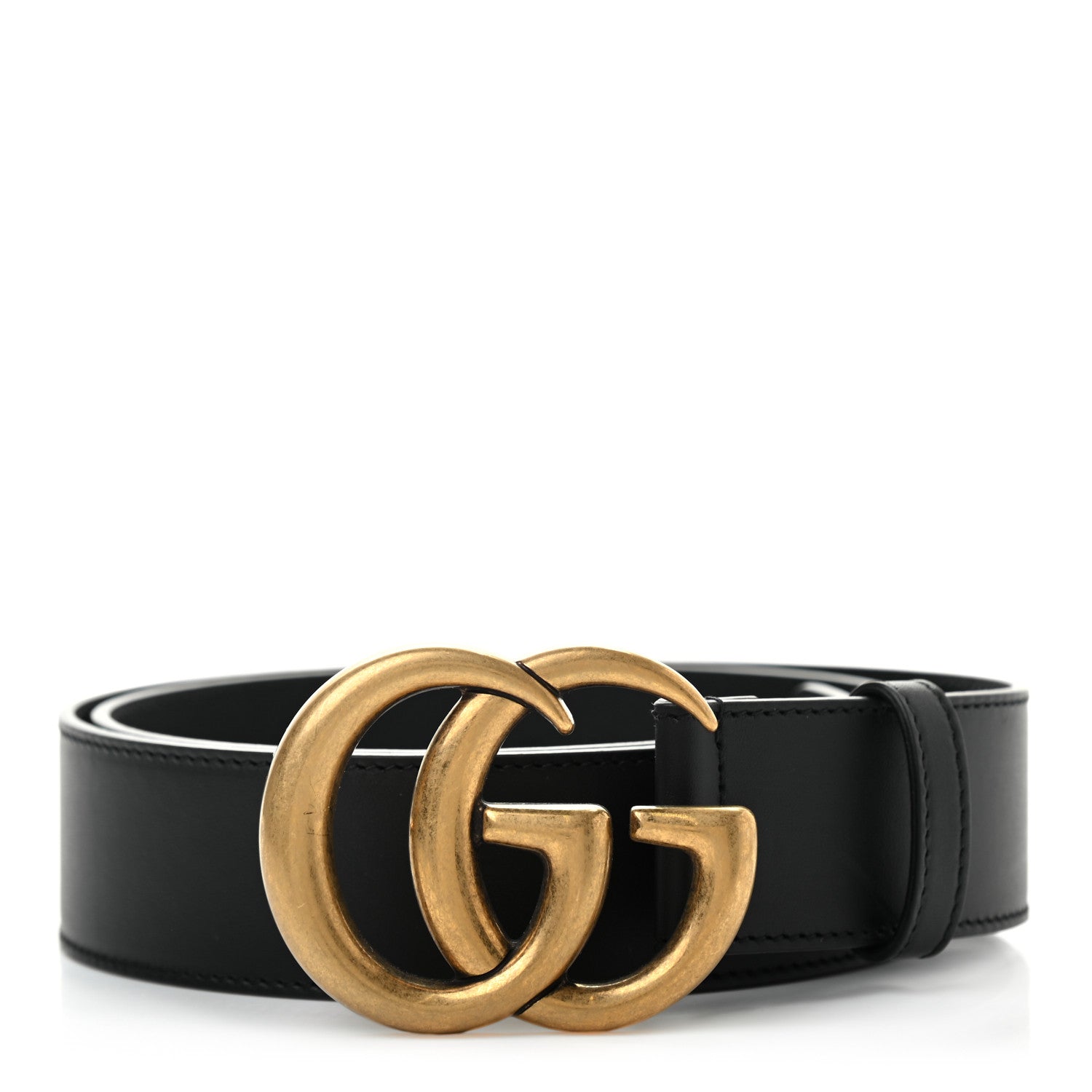 Gucci Calfskin Double G 40mm Belt 90 36 Black 1 of 5