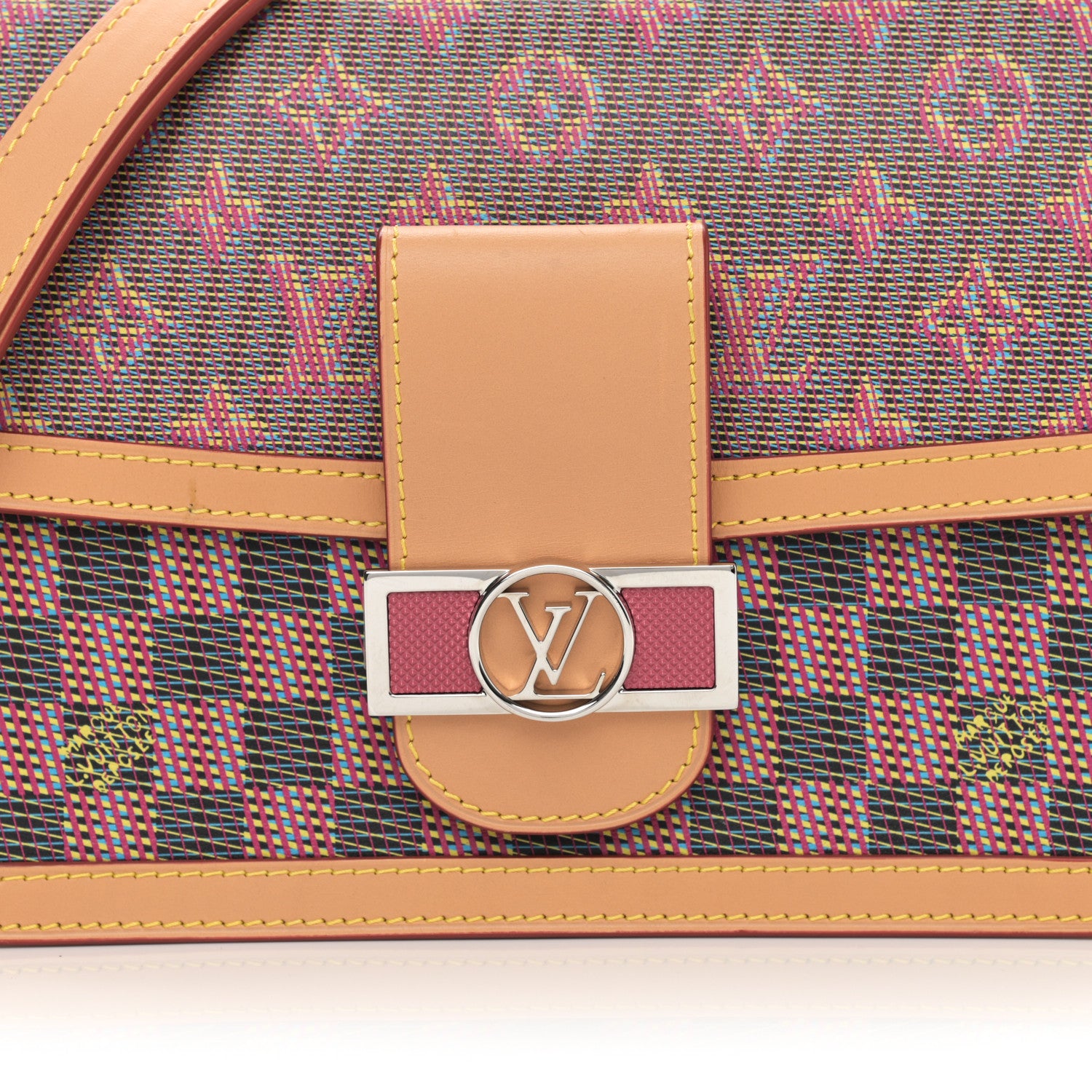 Louis Vuitton Monogram LV Pop Dauphine MM Rose 7 of 10