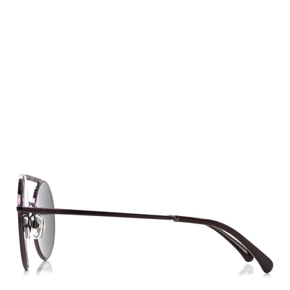 Chanel Metal Winter Round Sunglasses 4232 Bordeaux 3 of 7