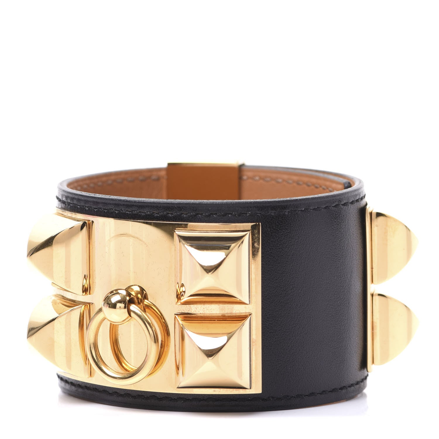 Hermes Box Collier de Chien CDC Bracelet S Black 1 of 5
