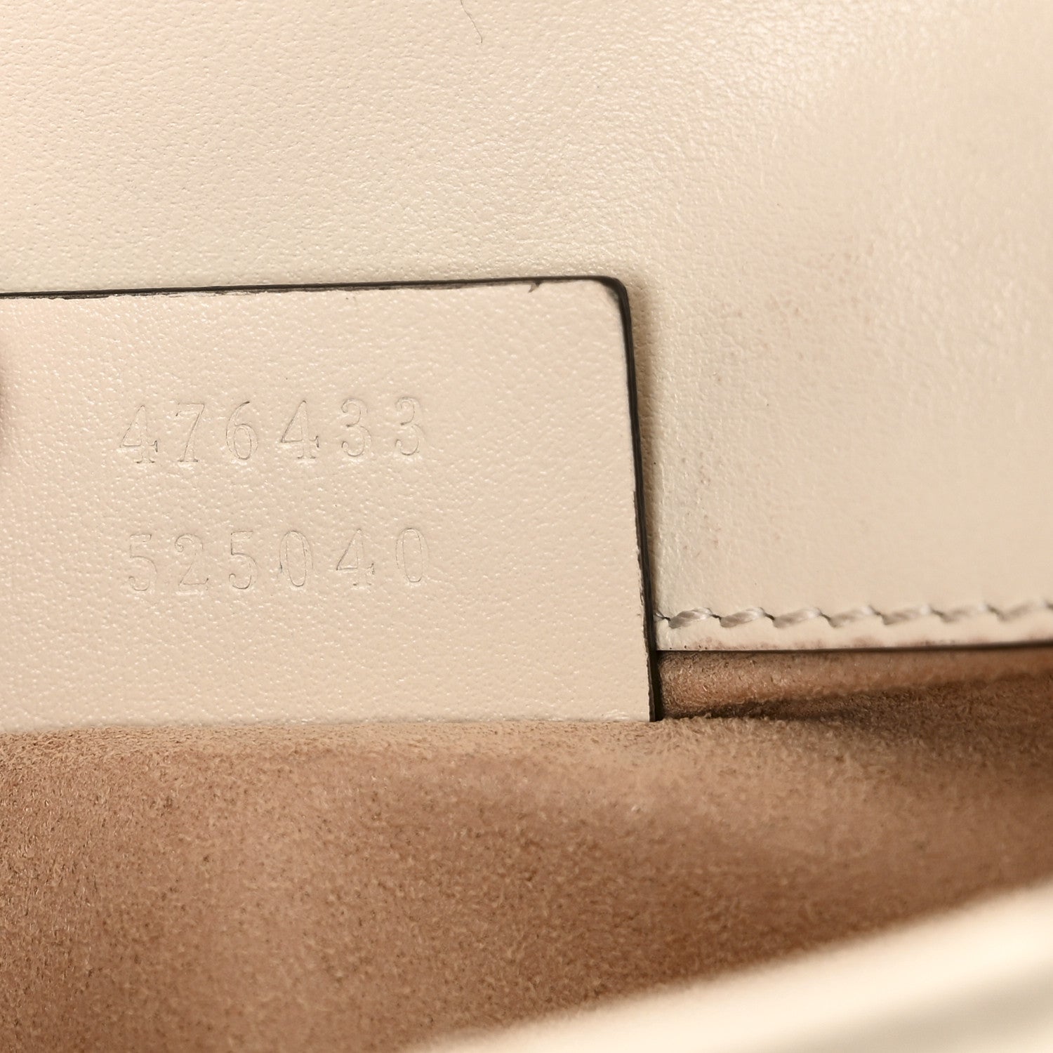 Gucci Calfskin Matelasse Super Mini GG Marmont Shoulder Bag White 7 of 10