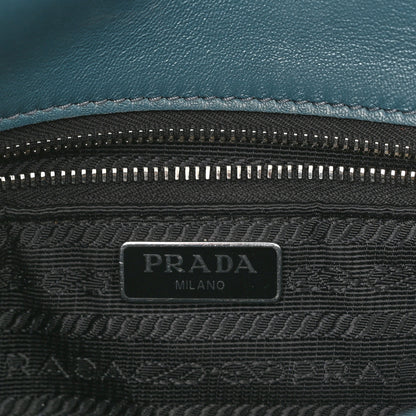 Prada Saffiano Soft Calfskin Chain Crossbody Bag Ottanio 6 of 14