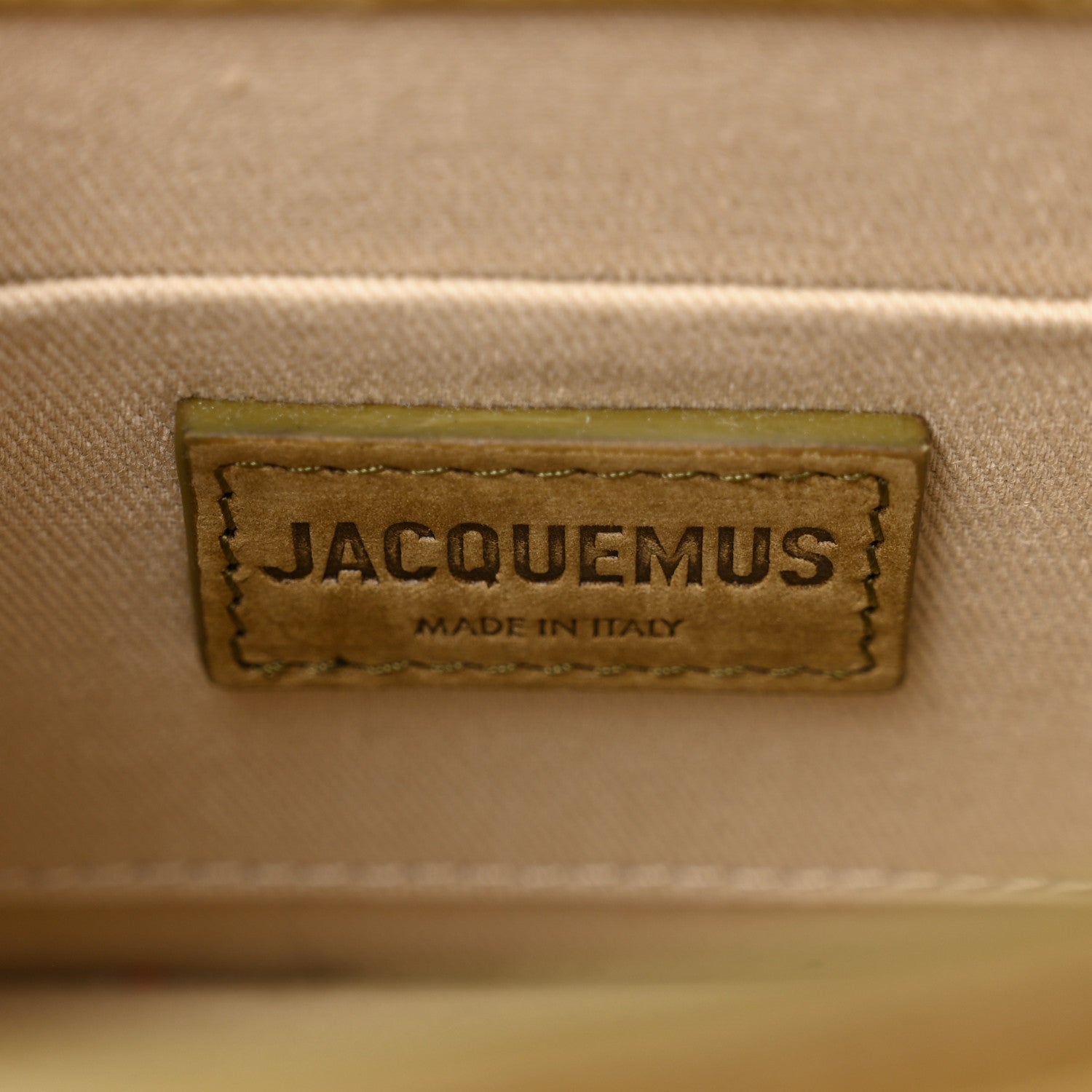Jacquemus Nubuck Le Chiquito Moyen Light Khaki 6 of 10