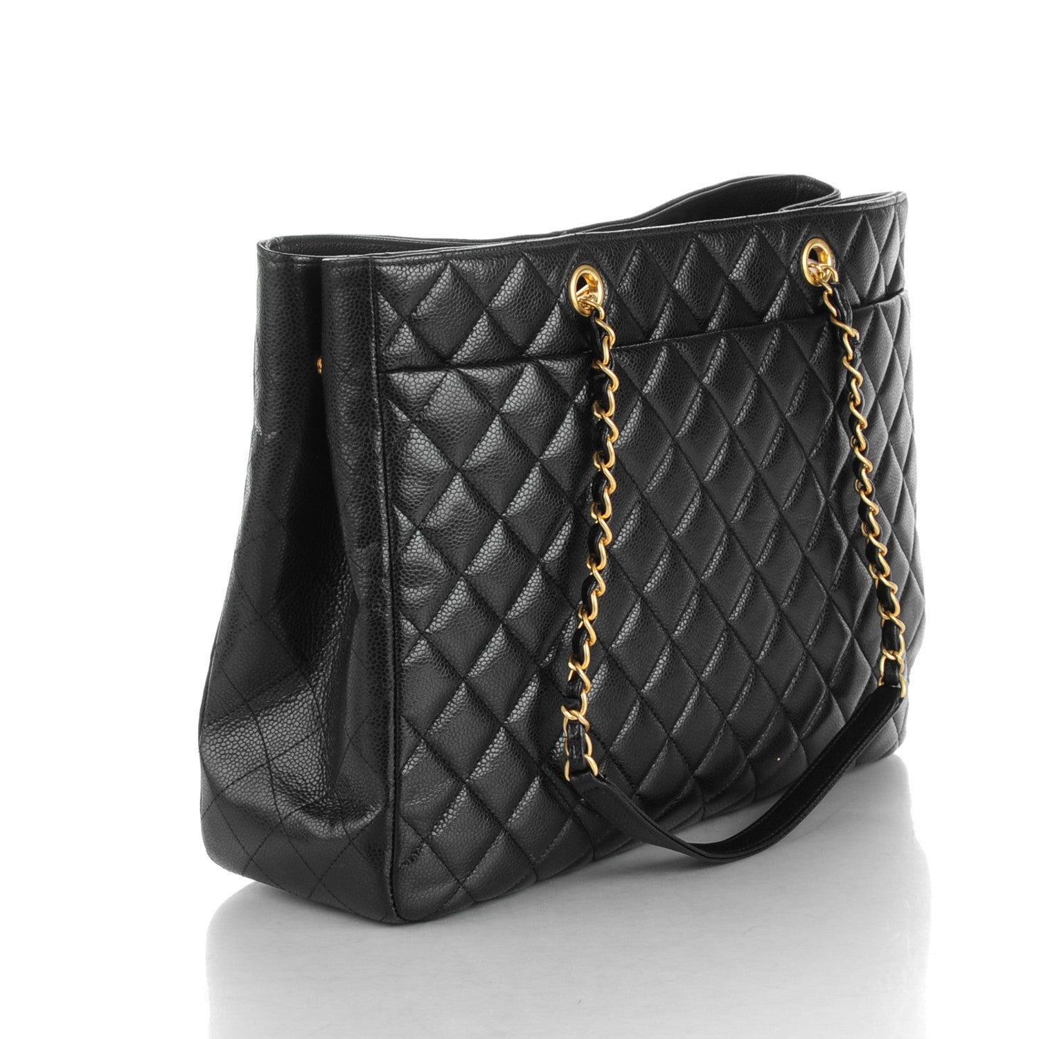 Chanel Caviar Quilted Timeless Tote Black 3 of 8
