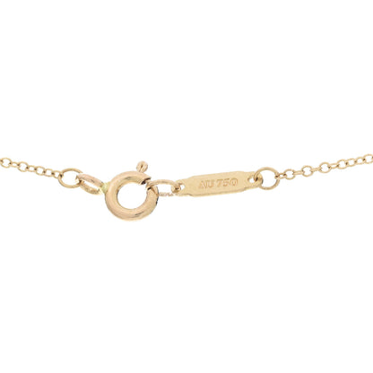 Tiffany 18K Rose Gold Diamond .17ct Solitaire Pendant Necklace 5 of 6