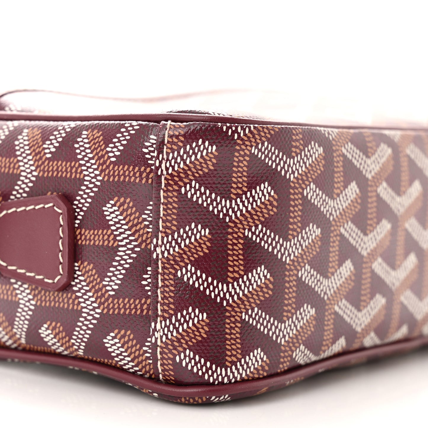 Goyardine Sac Cap Vert Burgundy