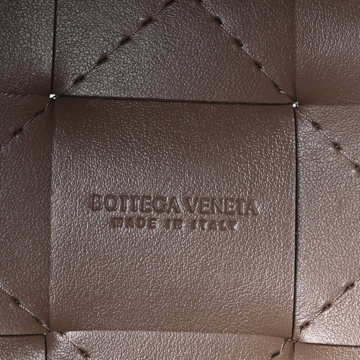 Bottega Veneta Nappa Maxi Intrecciato Small Cassette Bucket Bag Dark Taupe 5 of 8