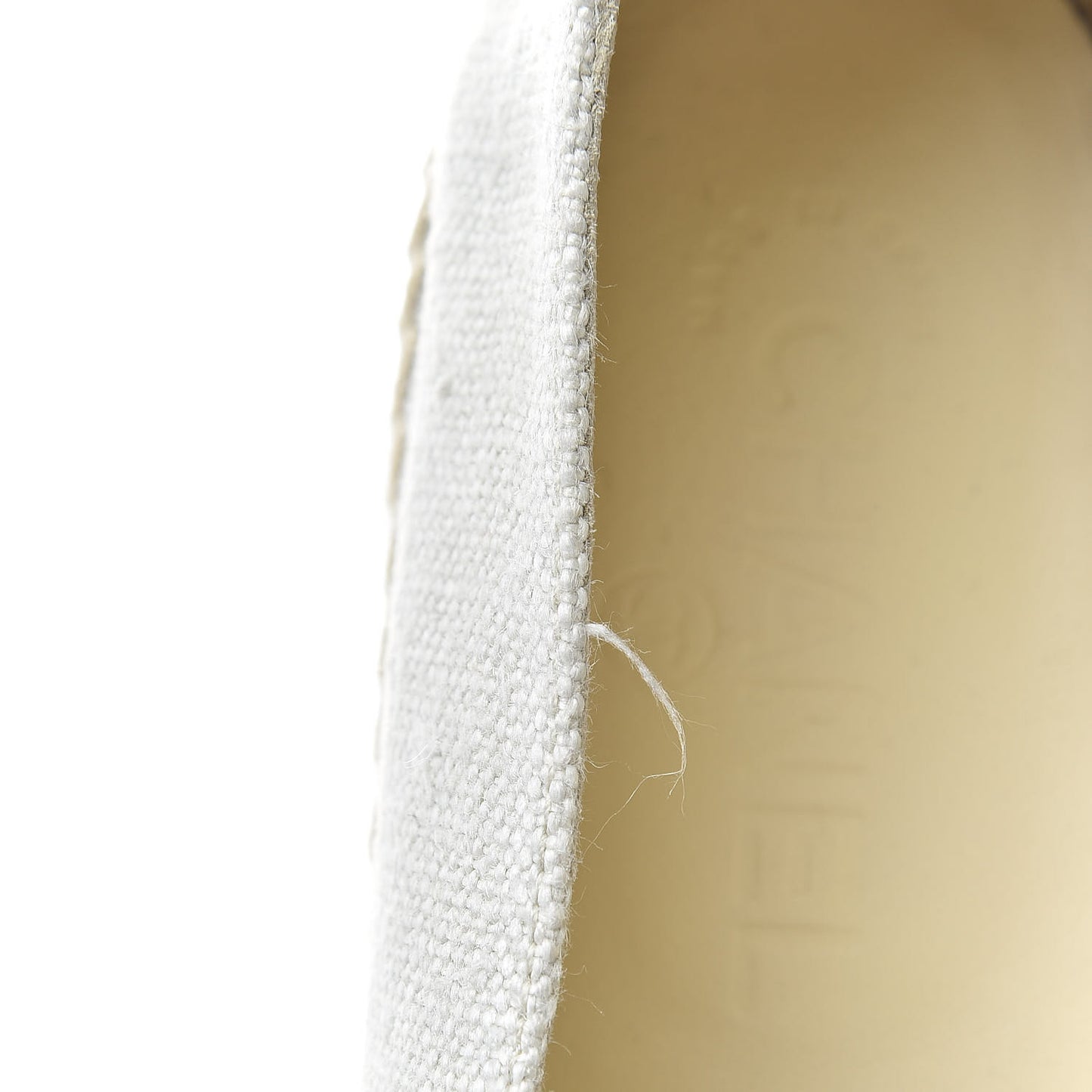 Linen CC Espadrilles 38 Beige Black