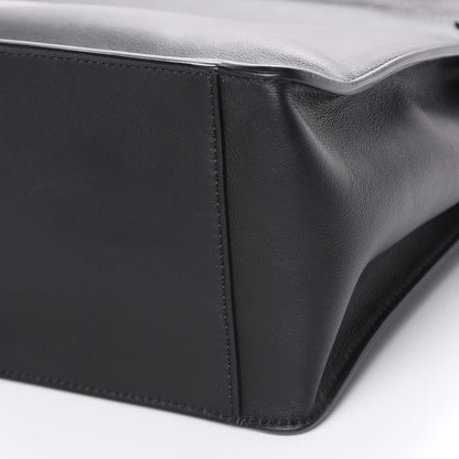 Fendi Vitello Grace Bi-Color FF 1974 Embossed Flip Tote Black Maya 14 of 14