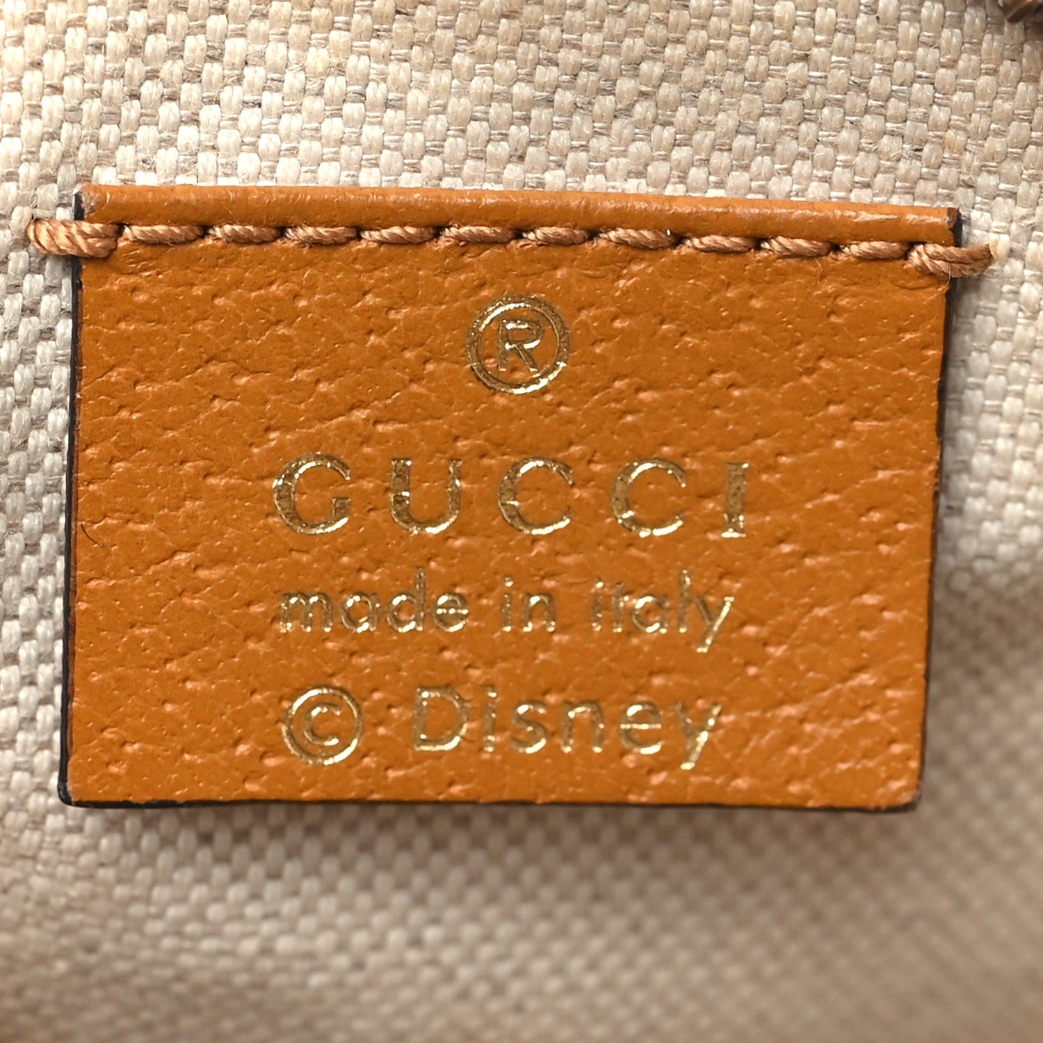 Gucci X DISNEY Mini Vintage GG Supreme Monogram Mickey Mouse Round Shoulder Bag Beige Vintage Sun Oil 6 of 12