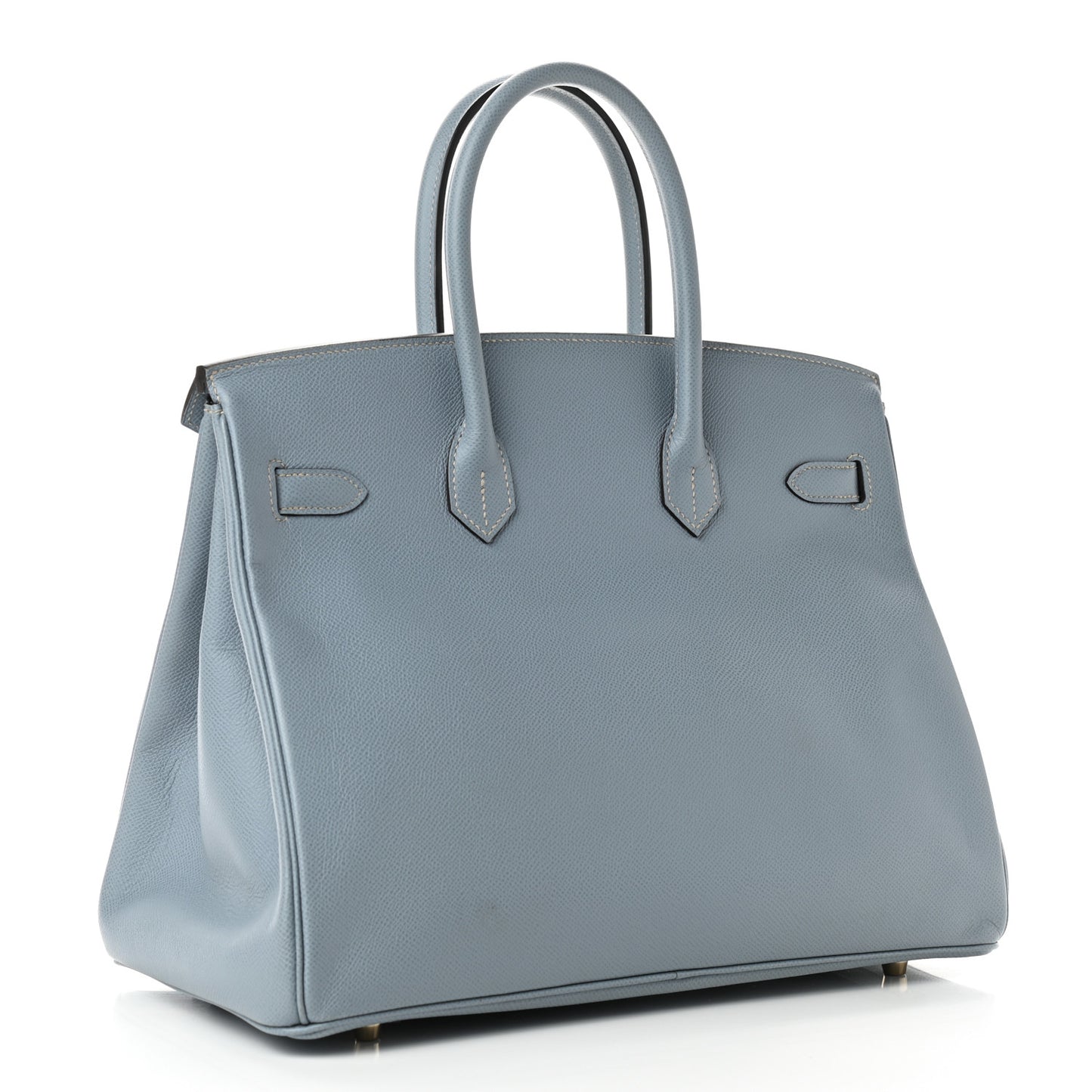 Epsom Birkin 35 Bleu Lin