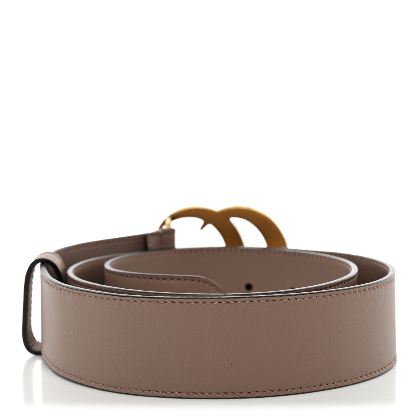 Calfskin Double G 40mm Belt 85 34 Porcelain Rose