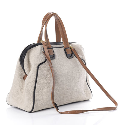 Fendi Tessuto Matelasse Chameleon Tote Ecru Black 3 of 9