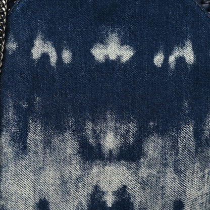Stella McCartney Tie Dye Denim Mini Falabella Fold Over Tote Indigo 8 of 10
