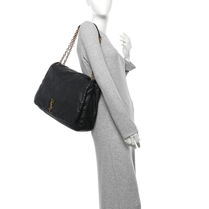 Saint Laurent Lambskin Matelasse Monogram Large Jamie 4.3 Black 2 of 10
