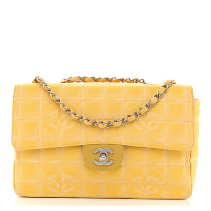 Chanel Nylon Medium Travel Flap Yellow 1 of 11