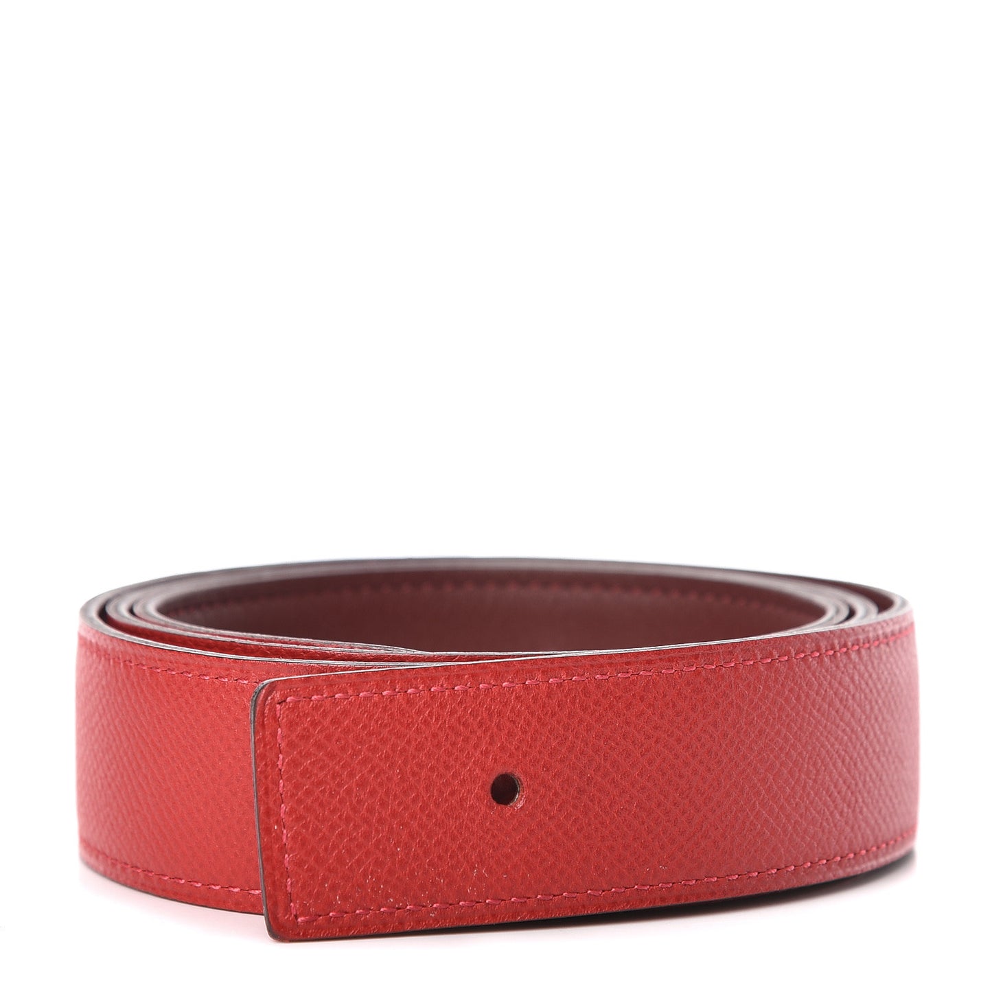 Epsom Swift 32mm Belt Strap 80 Rouge Casaque Rouge H