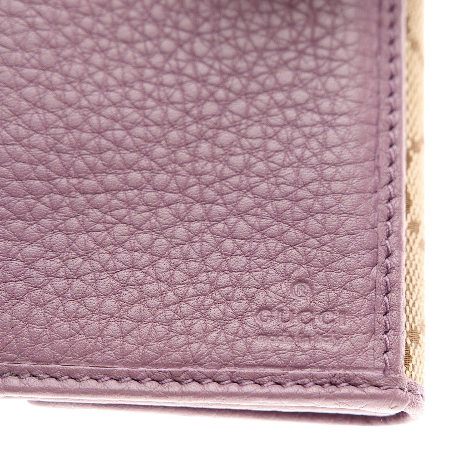 Monogram Cellarius Calfskin Miss GG Continental Wallet Beige Ebony Lilac