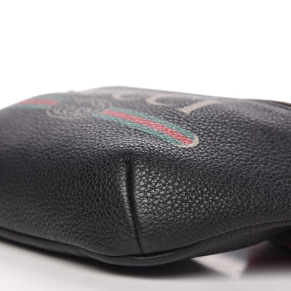 Gucci Grained Calfskin Small Logo Belt Bag Black 7 of 11