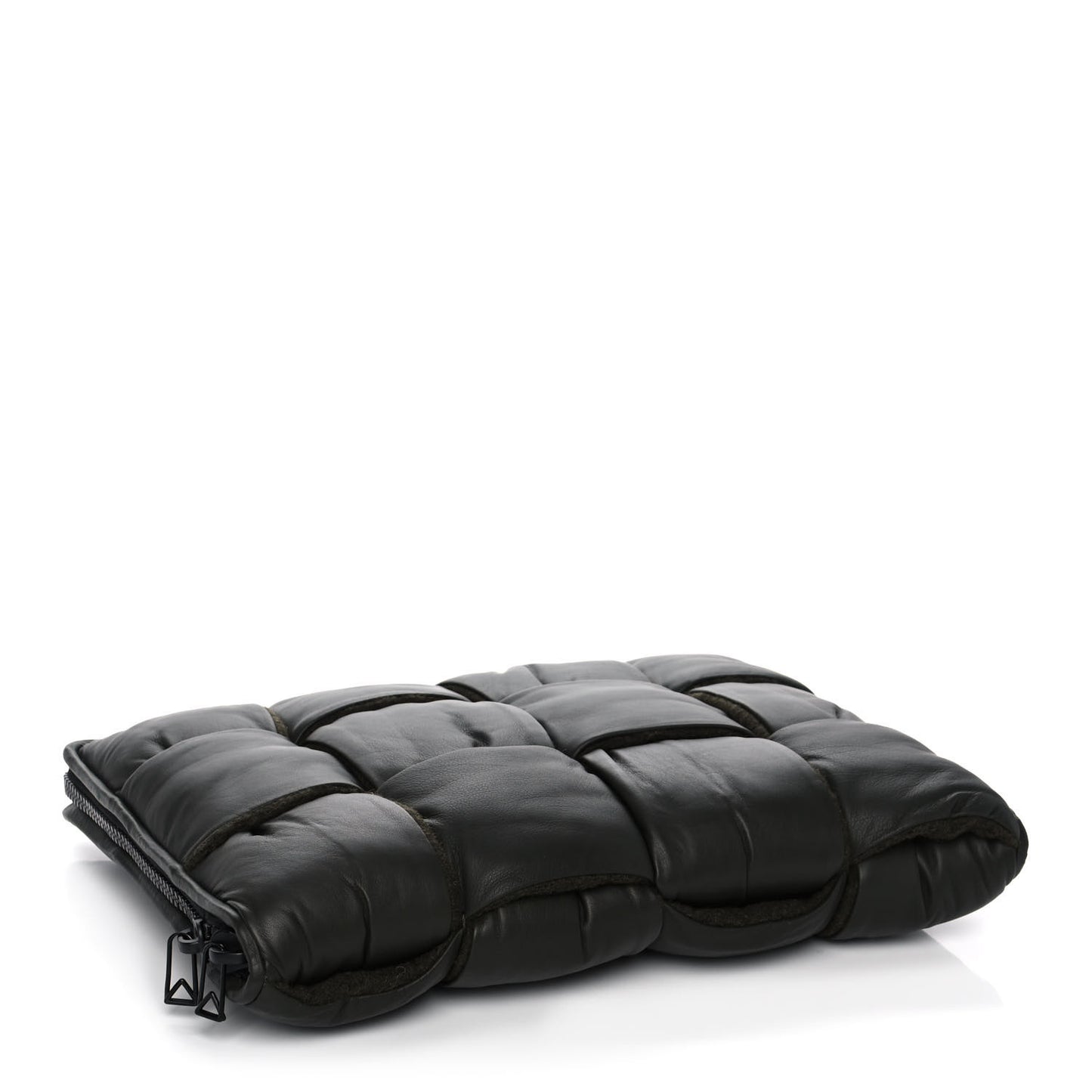 Calfskin Maxi Intrecciato Puffy Laptop Pouch Camping