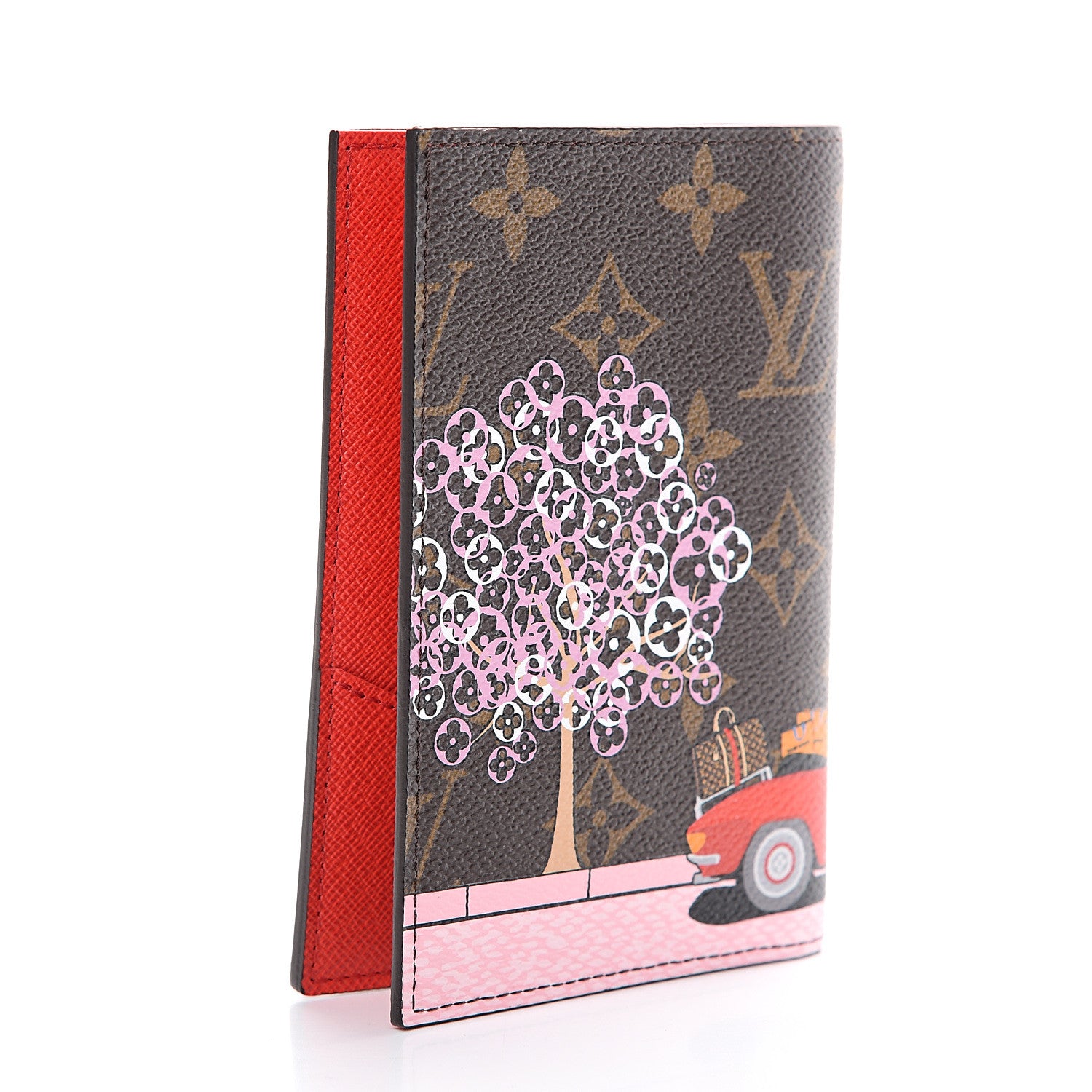 Louis Vuitton Monogram 2019 Christmas Animation Passport Cover Rouge 2 of 7