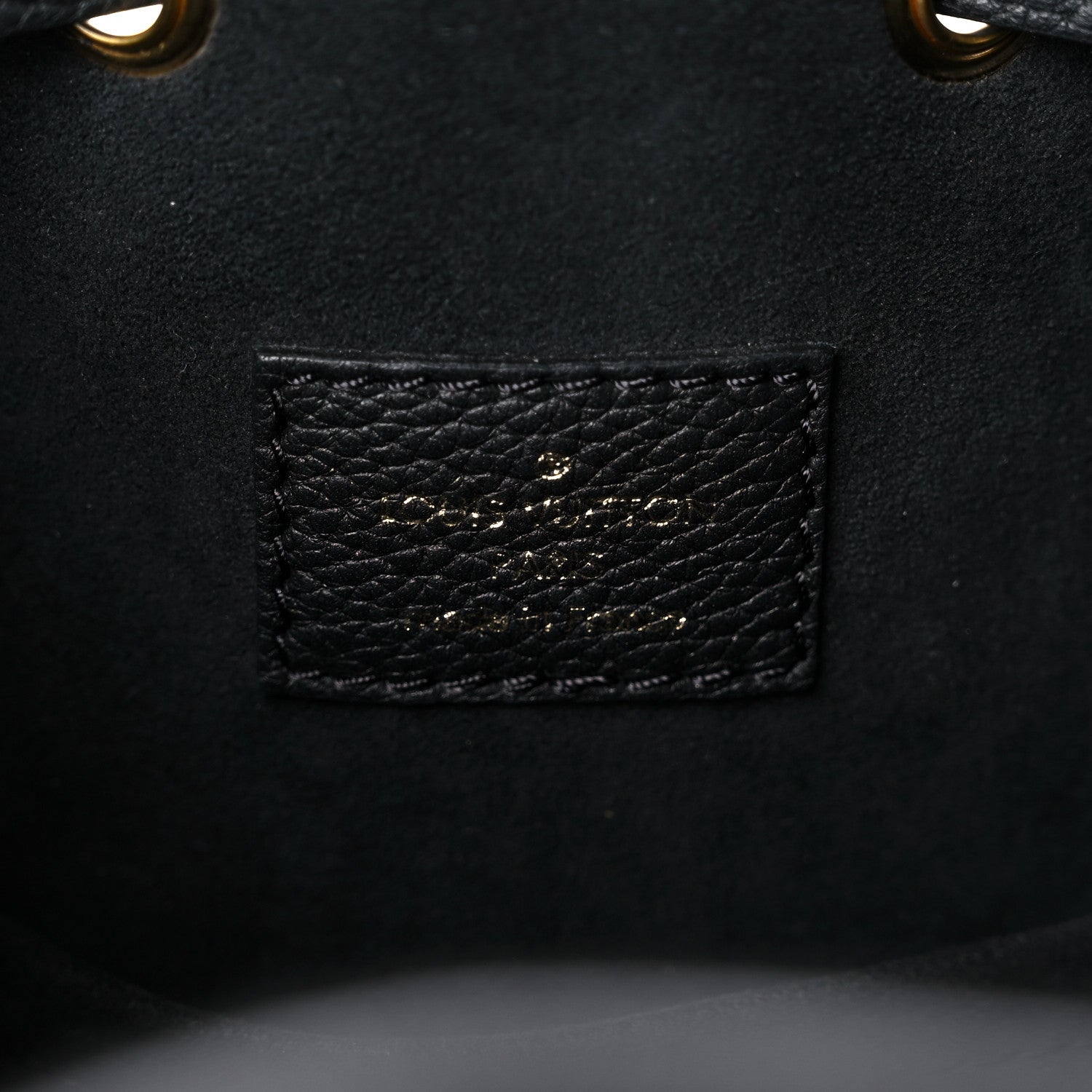 Louis Vuitton Calfskin Lockme Bucket MM Black 6 of 12