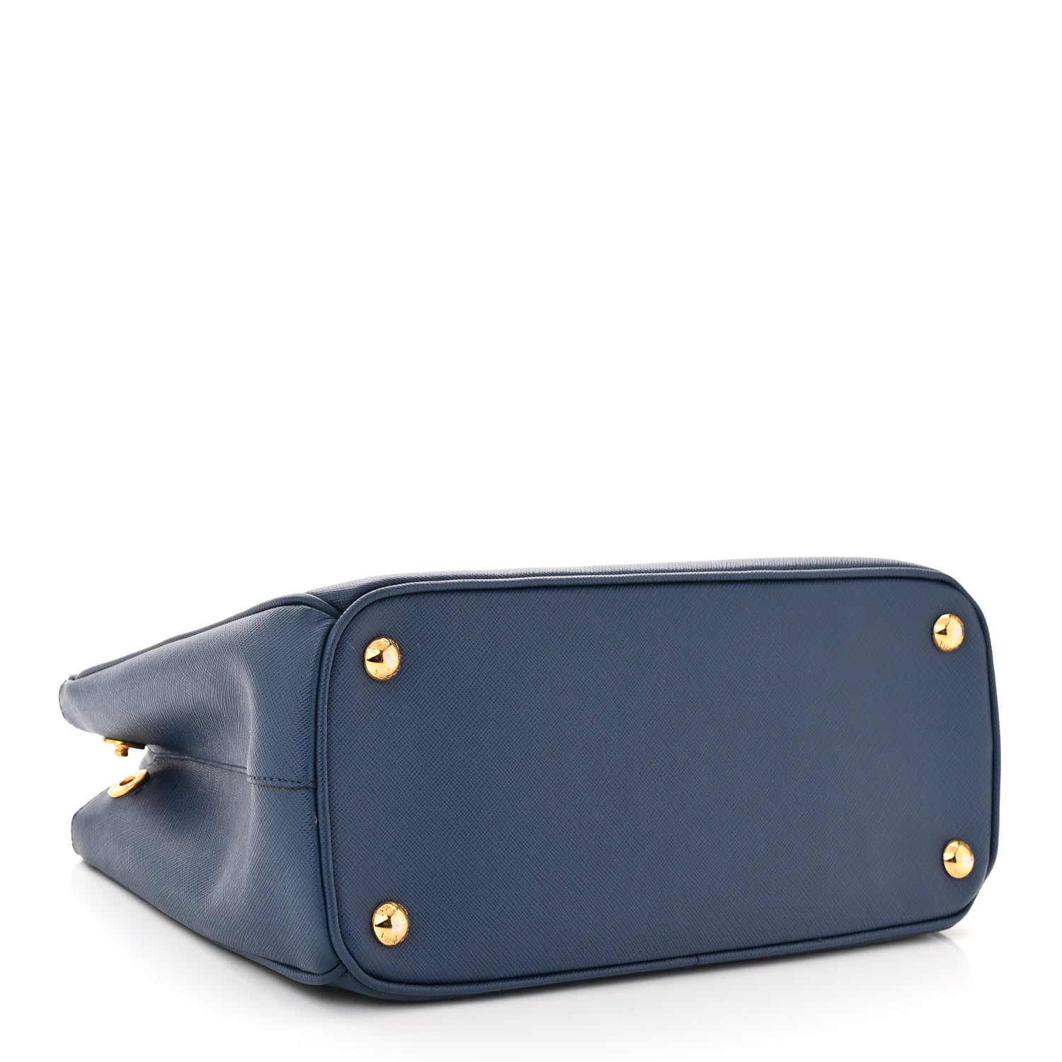 Prada Saffiano Small Galleria Double Zip Tote Bluette 4 of 13