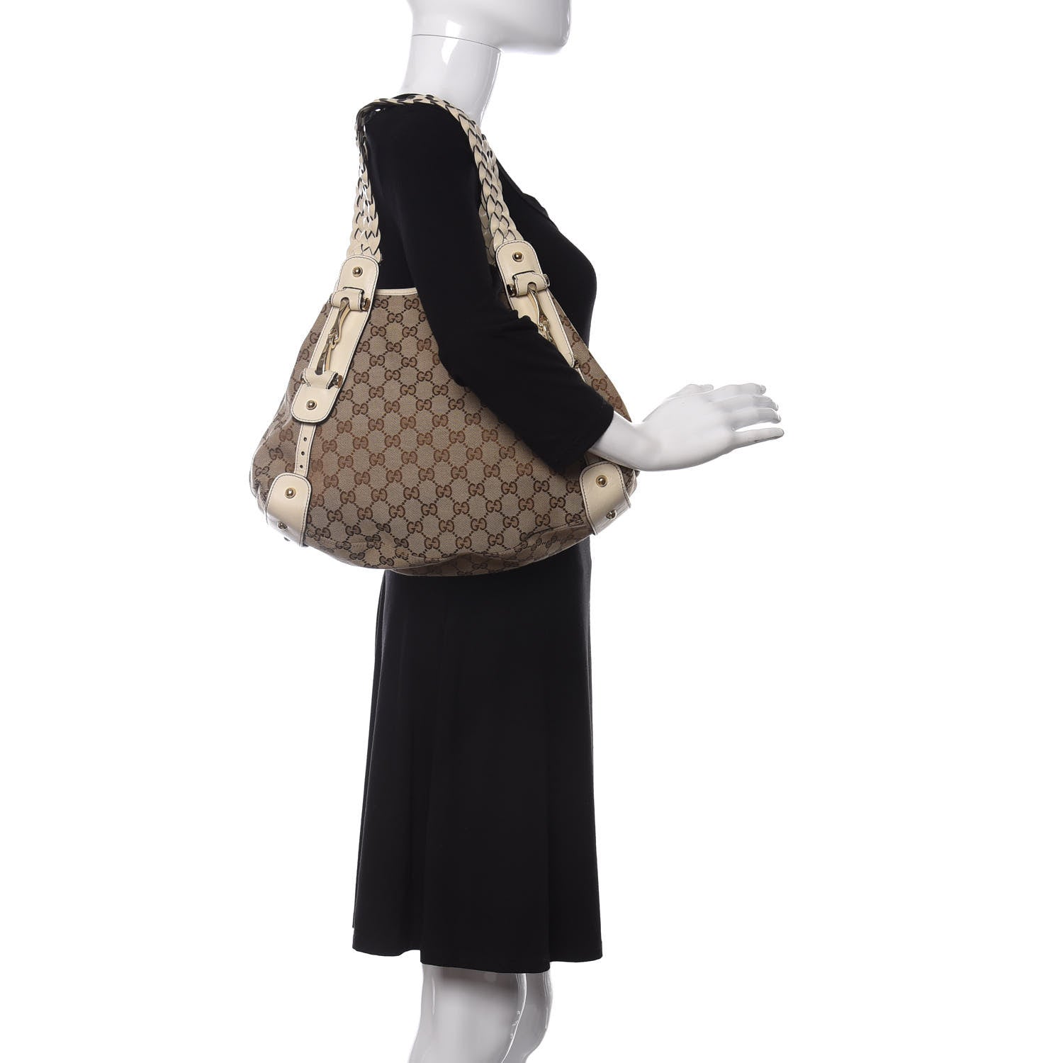 Gucci Monogram Small Pelham Shoulder Bag Off White 2 of 13