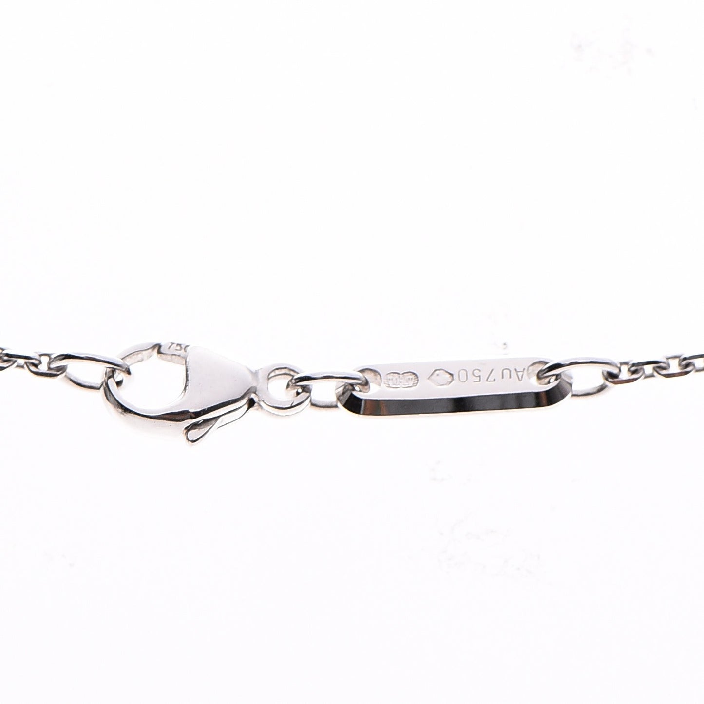18K White Gold Diamond Pave Happy Bubbles Pendant Necklace